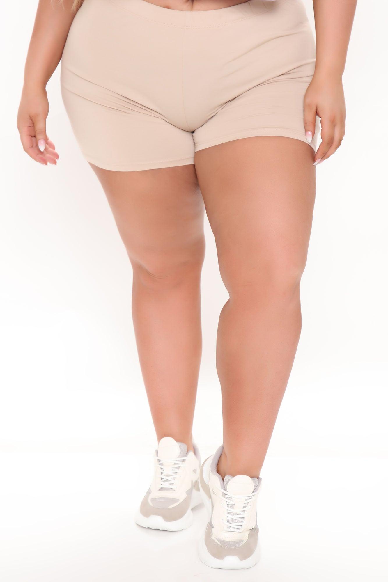 Plain Jane Mini Shorts - Taupe Product Image
