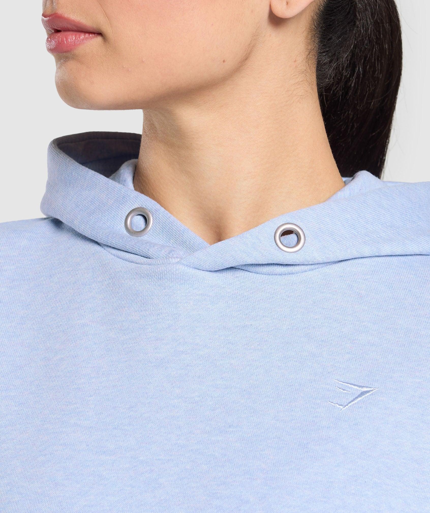 Gymshark Rest Day Sweats 2.0 Oversized Hoodie - Blue Marl Female Product Image