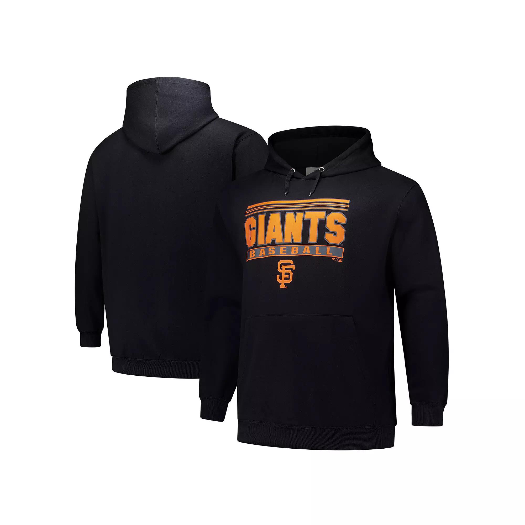 Men's Black San Francisco Giants Stack Fleece Pullover Hoodie,  Product Image