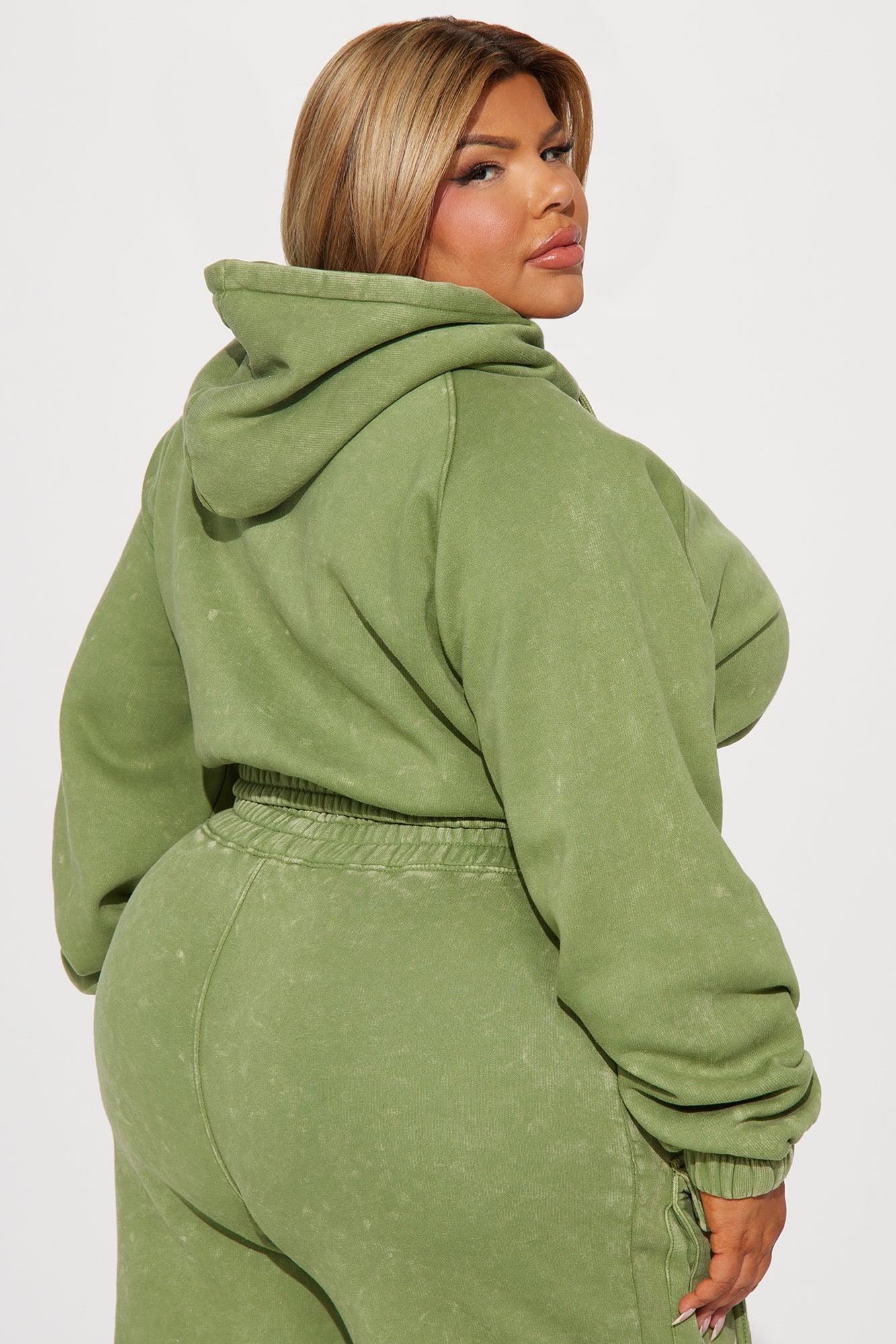 New York Vibes Washed Hoodie - Green/combo Product Image