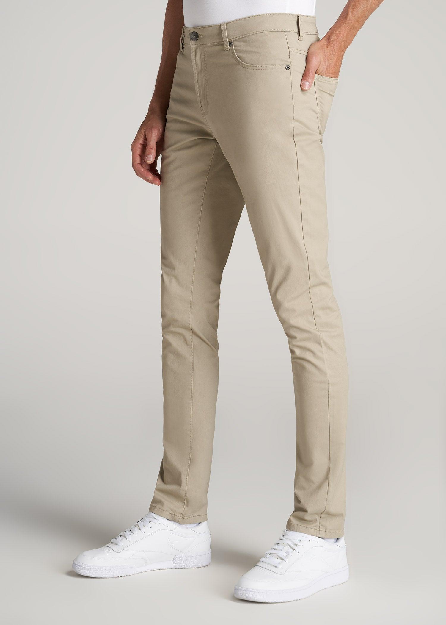 Carman TAPERED Fit Five Pocket Pants for Tall Men in Black Male Product Image