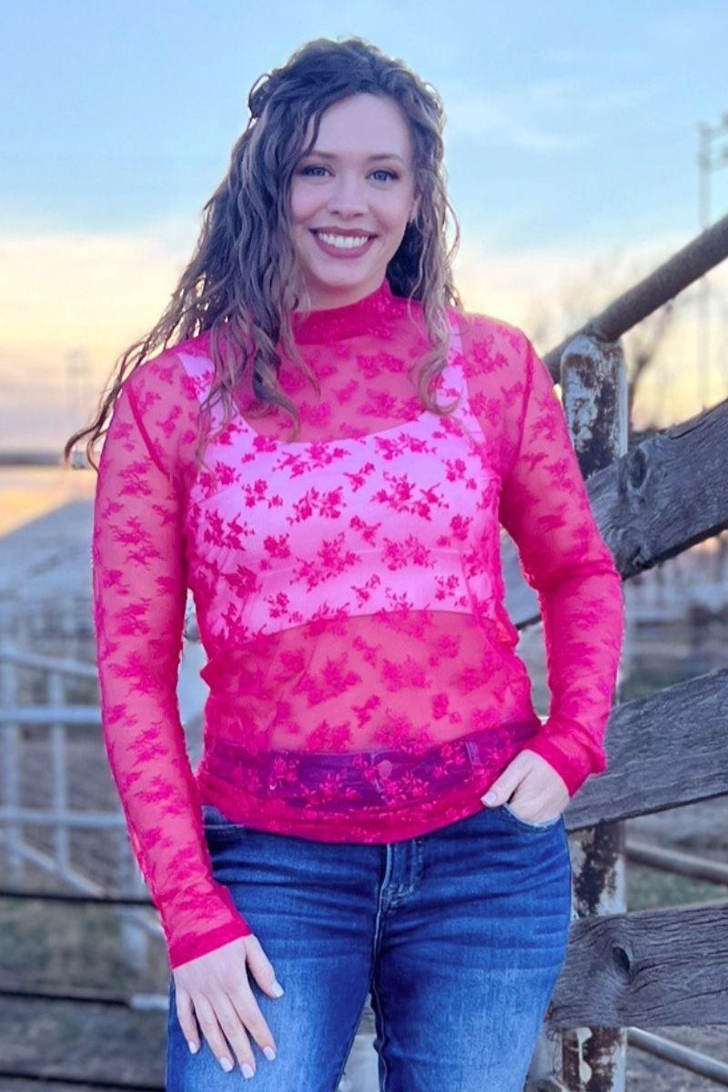 Sterling Kreek Glenda The Good Lace Top Product Image