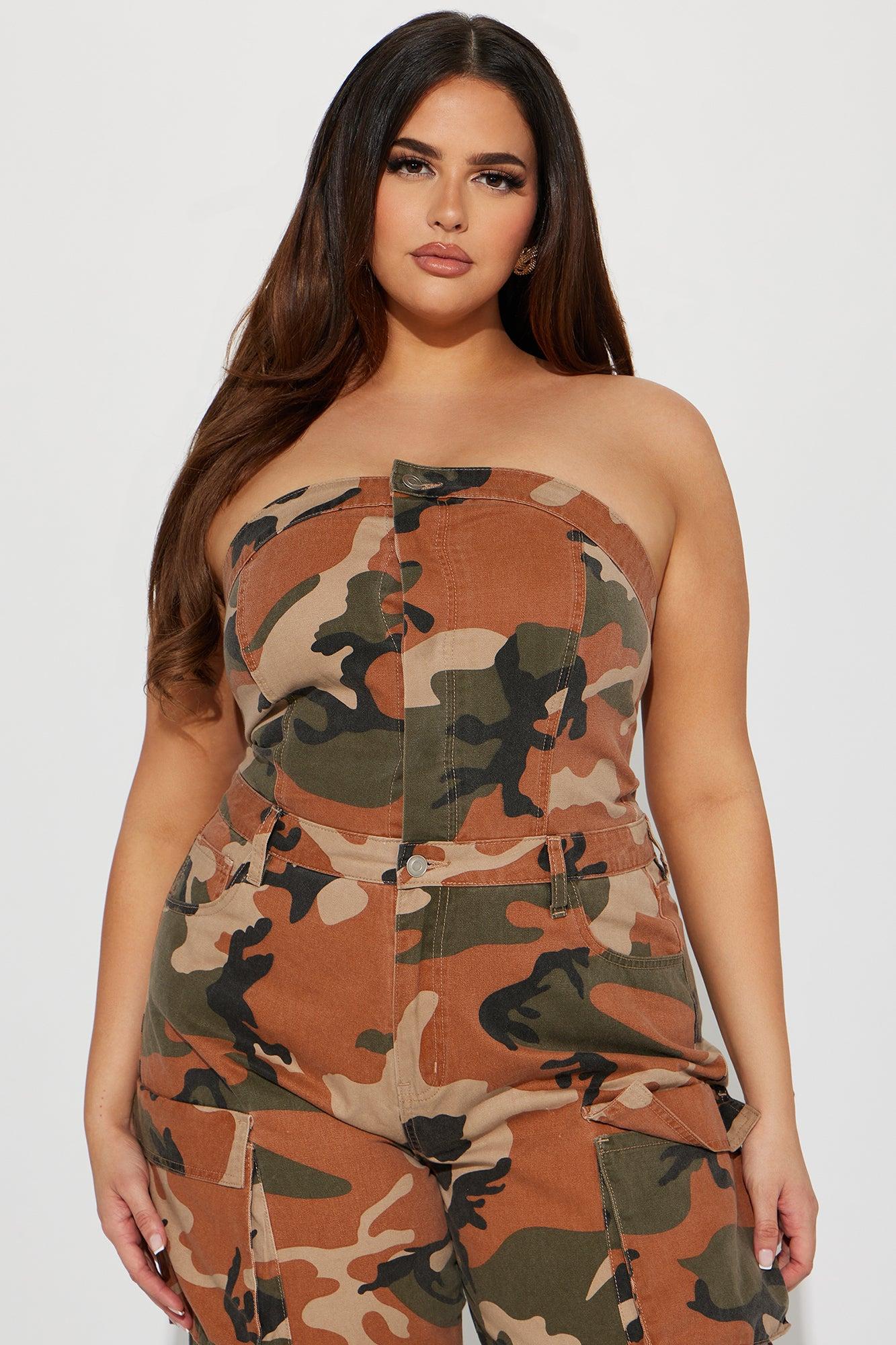 Miss Jane Cargo Jumpsuit - Multi Color Product Image