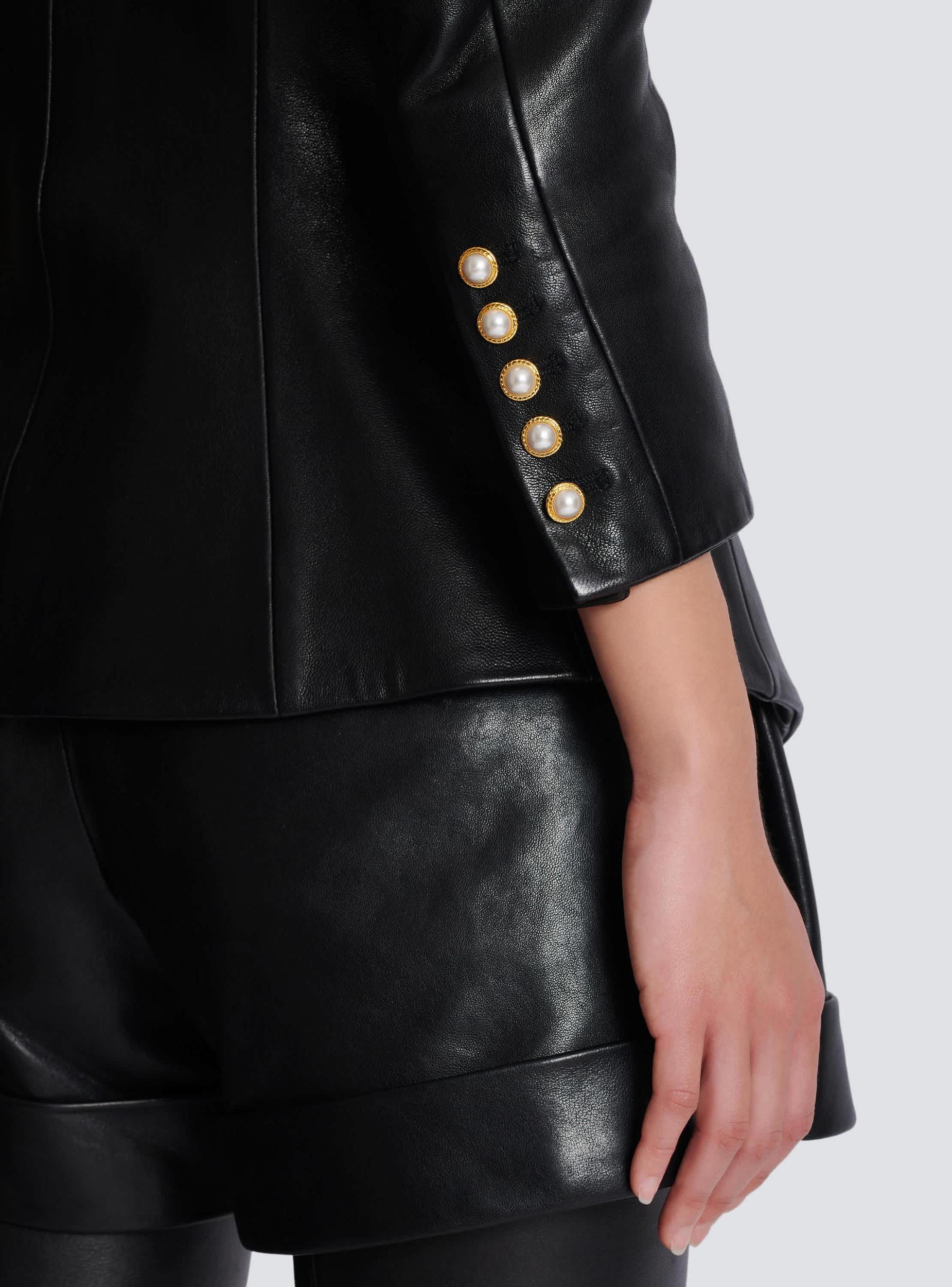 Fitted lambskin jacket Product Image