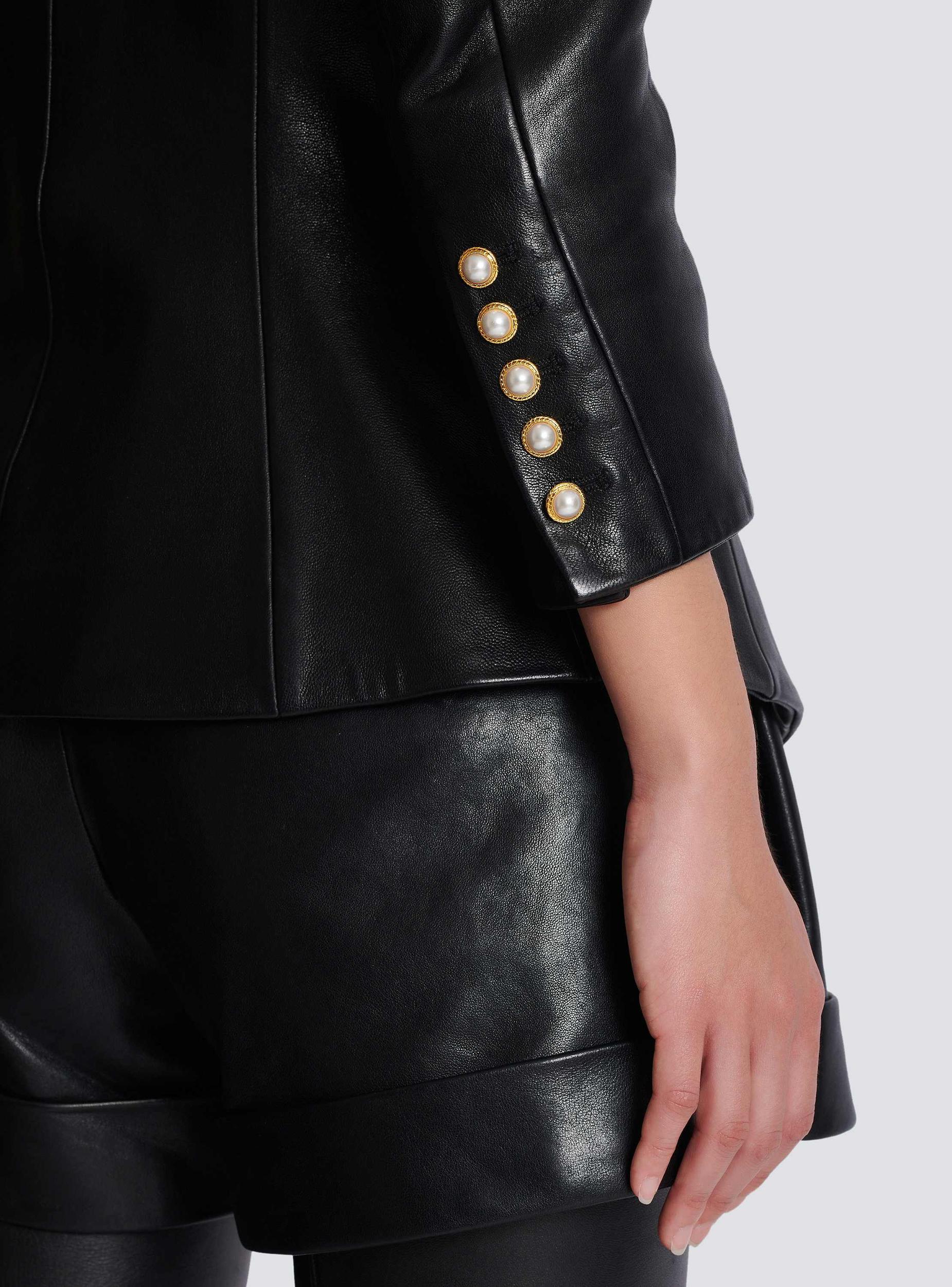 Fitted lambskin jacket Product Image