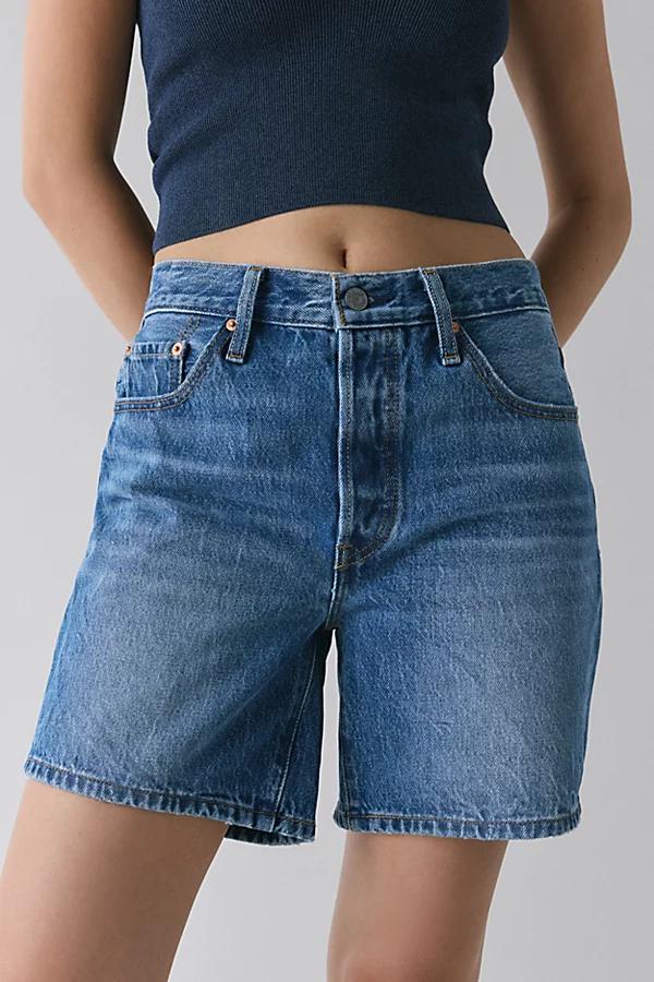 Levis 501 Mid-Thigh Cutoff Denim Short Womens at Urban Outfitters Product Image