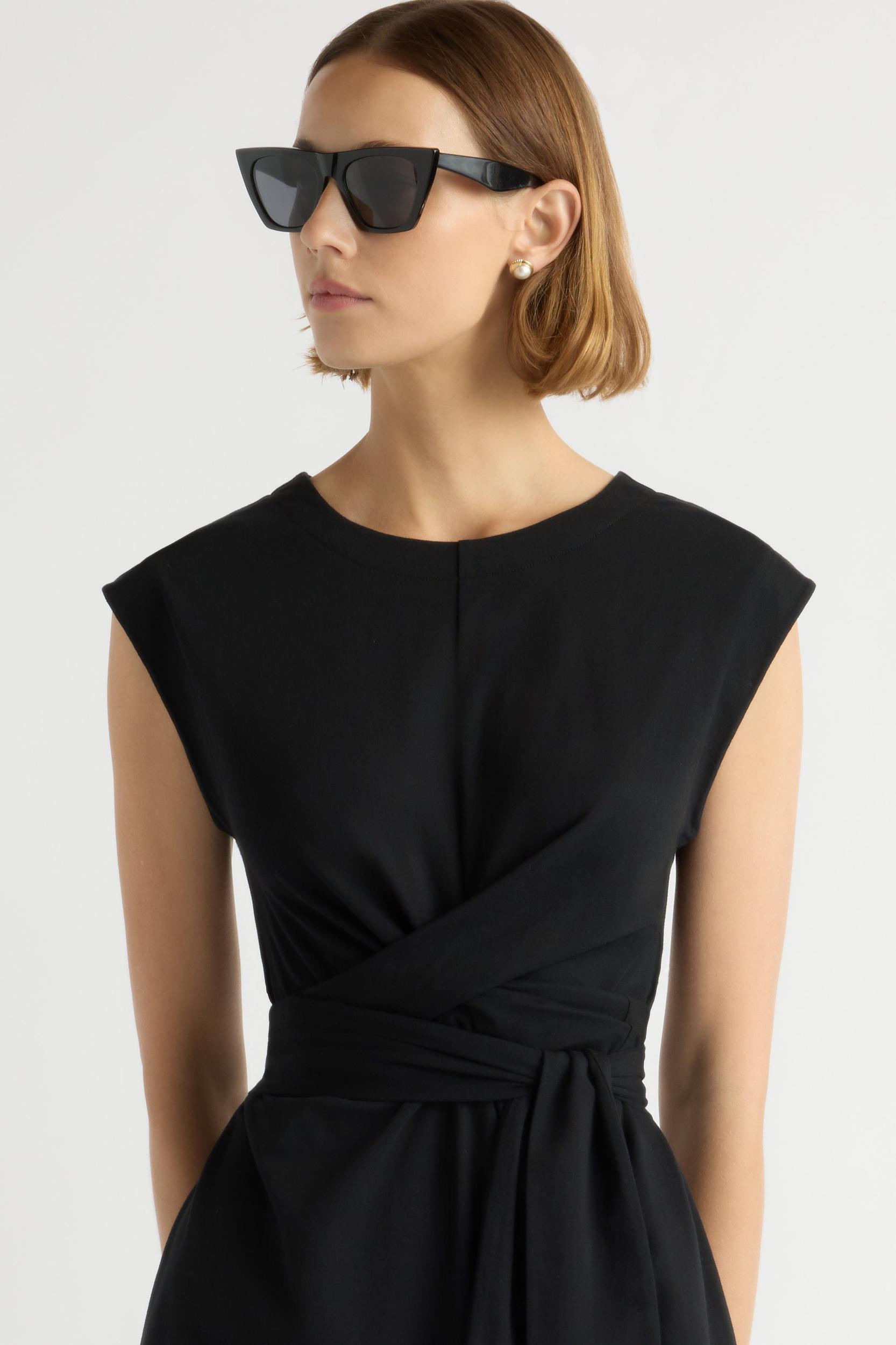 Fei Tie-Front Organic Cotton Dress Product Image