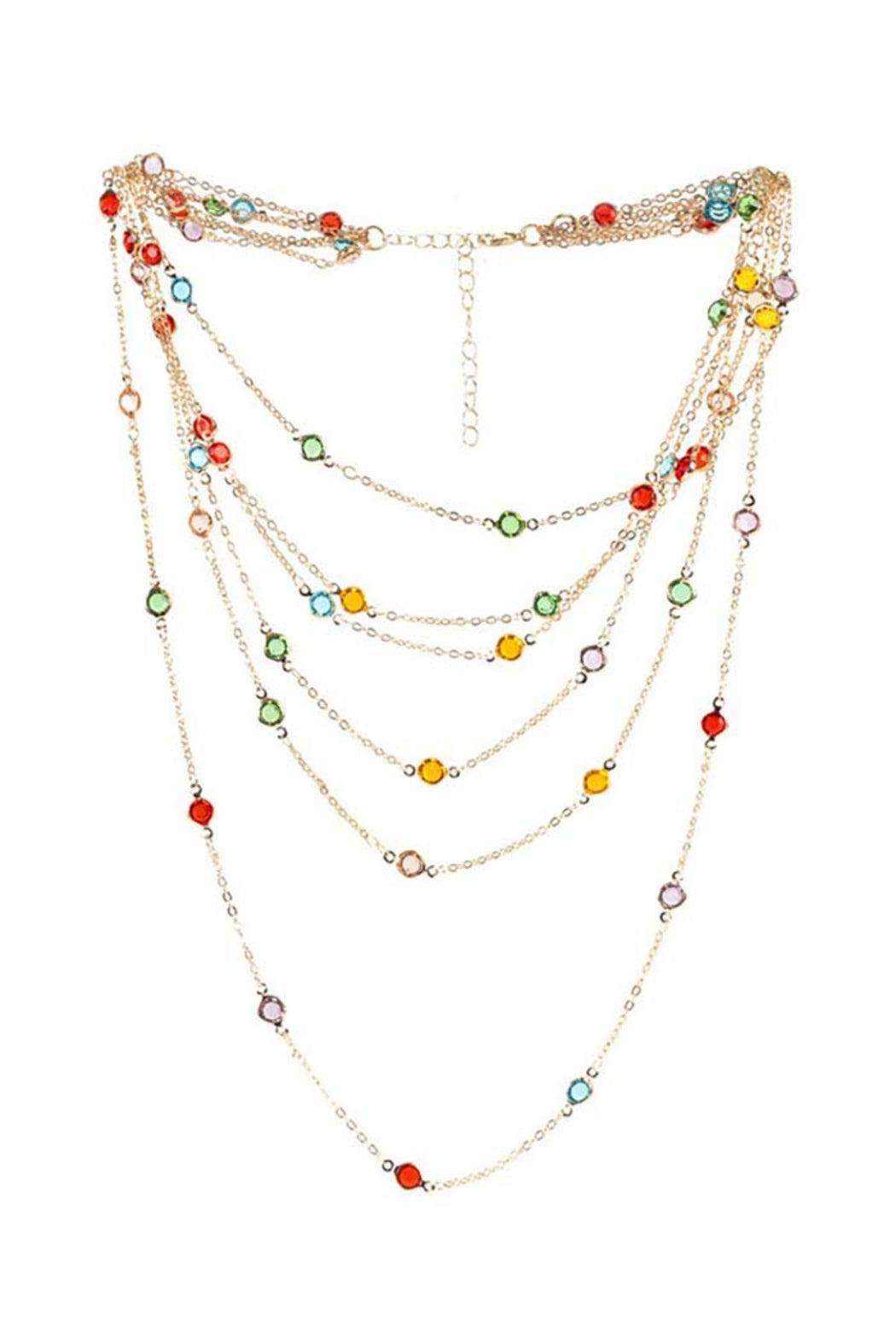 Glass Multi Layer Necklace Product Image