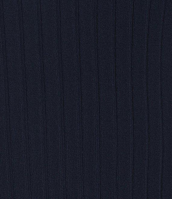 Charlie B. Ribbed Knit Mock Neck Long Sleeve Sweater Product Image