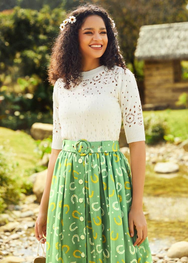 A Dash of Darling Short Sleeve Pullover Sweater Product Image