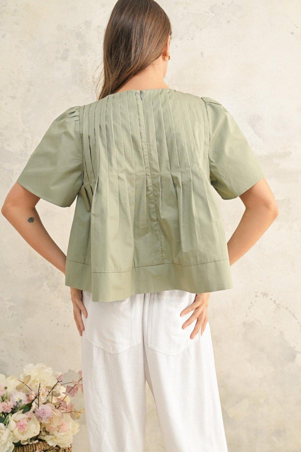Pleated Blouse Product Image
