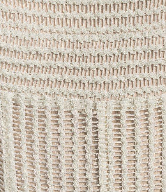 Antonio Melani Erina Crochet Lace Square Neck Sleeveless Dress Product Image