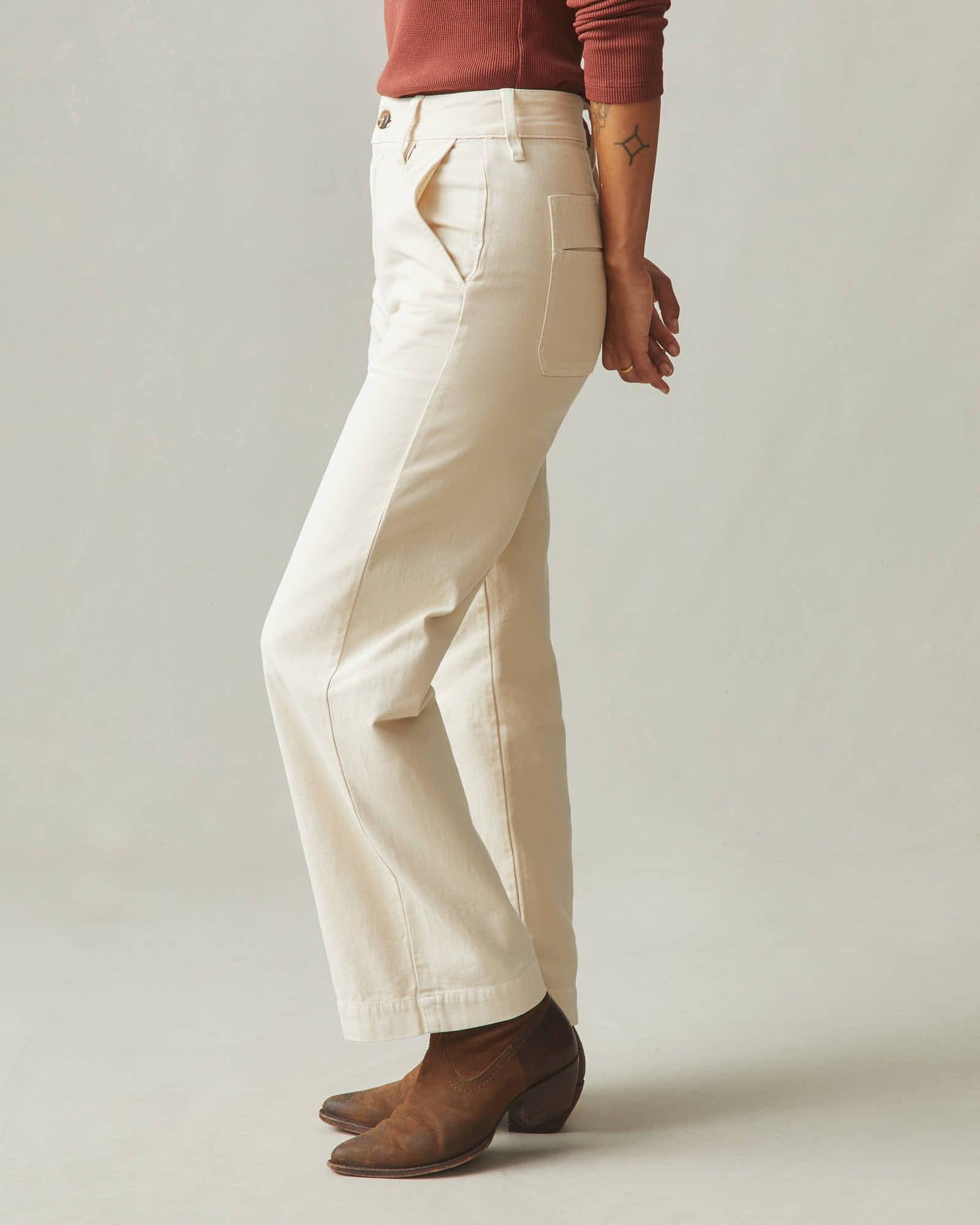 Women's Wide Leg Pant - Creme Brulee Product Image