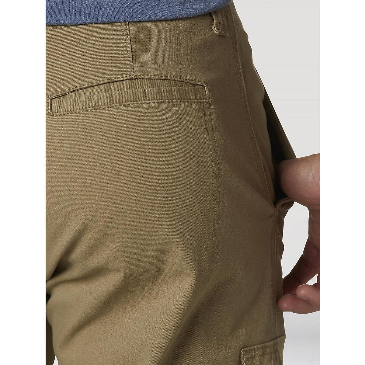 Wrangler® Men's Five Star Premium Relaxed Fit Flex Cargo Pant in Olive Drab Product Image