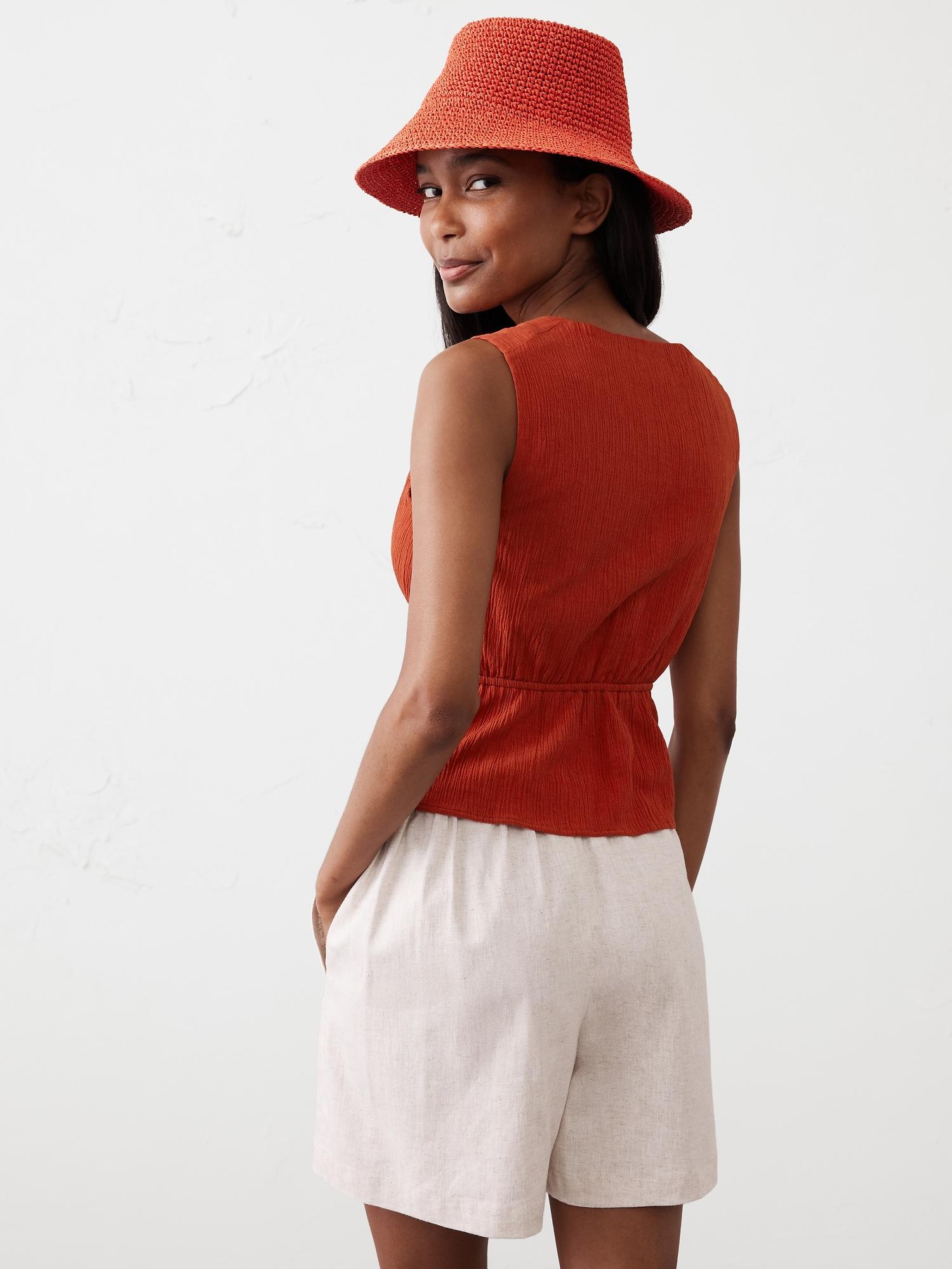 Pleated Crinkle Top Product Image