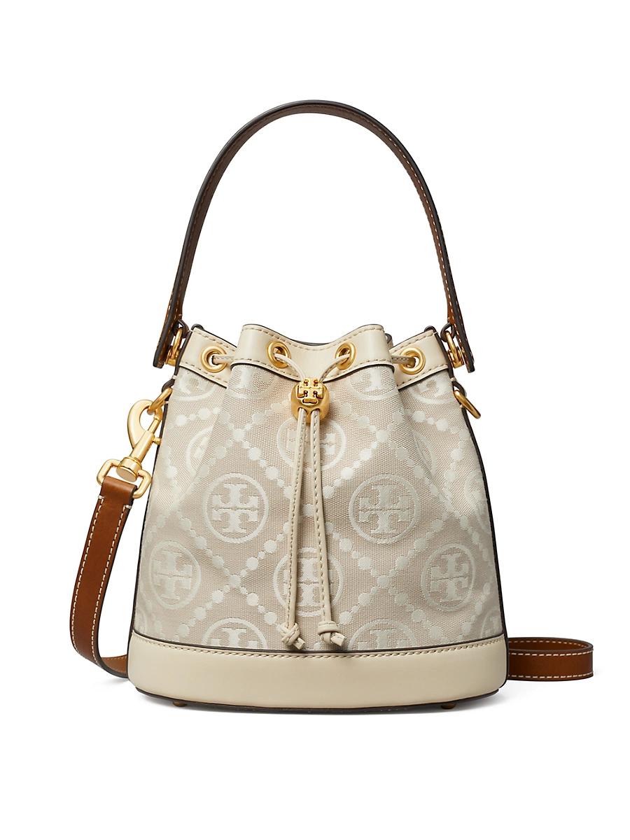 Tory Burch T Monogram Jacquard Bucket Bag Product Image
