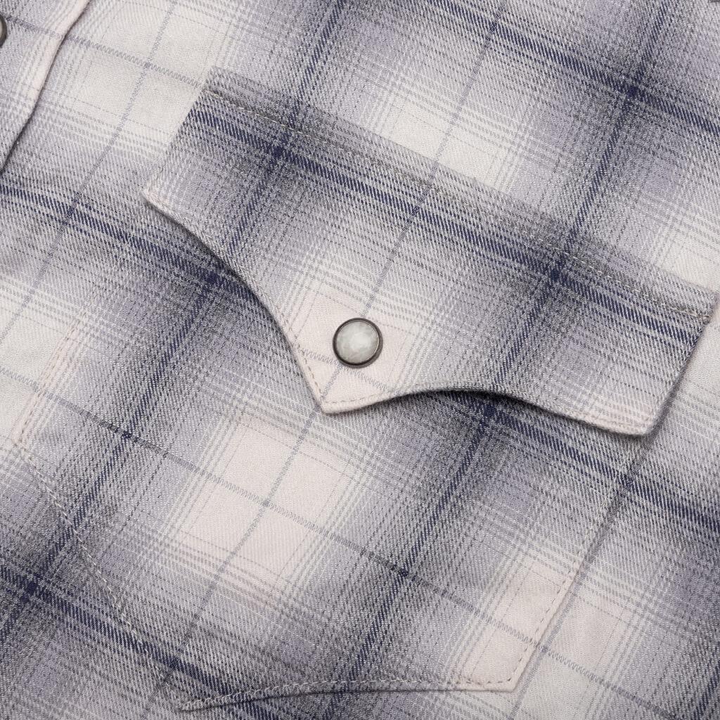 Shadow Plaid Western Shirt - Dusk Male Product Image