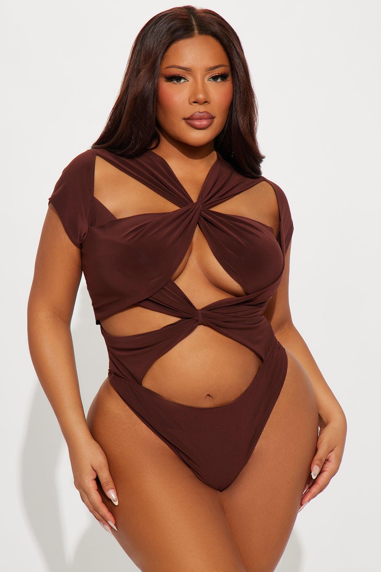 Never Too Much Bodysuit - Chocolate Product Image