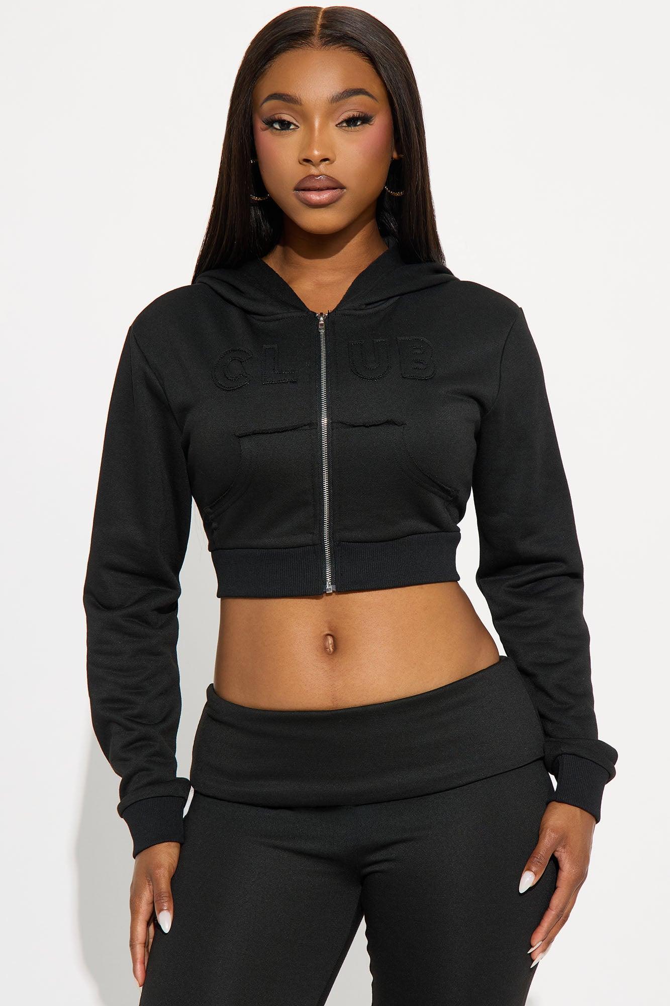 Couch Couture Low Waist Pant Set - Black Female Product Image