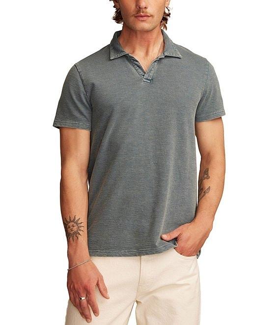 Lucky Brand Short Sleeve Jacquard Slub Jersey Shirt Product Image