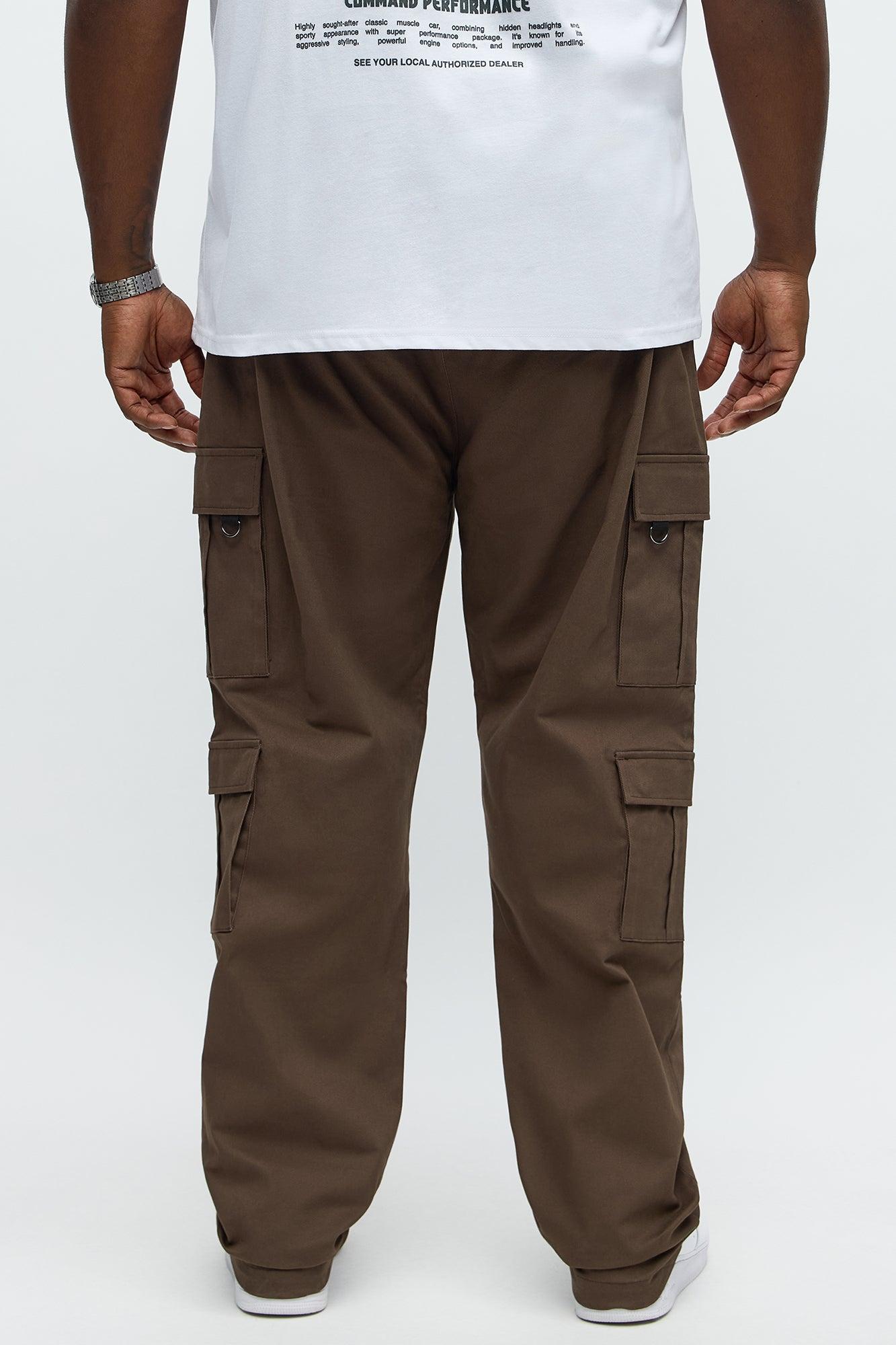 Slim Double It Cargo Pants - Brown Male Product Image