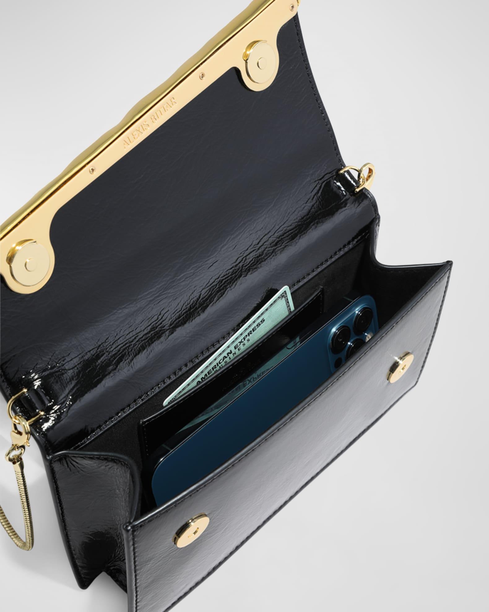 Angular Convertible Patent Crossbody Bag Product Image