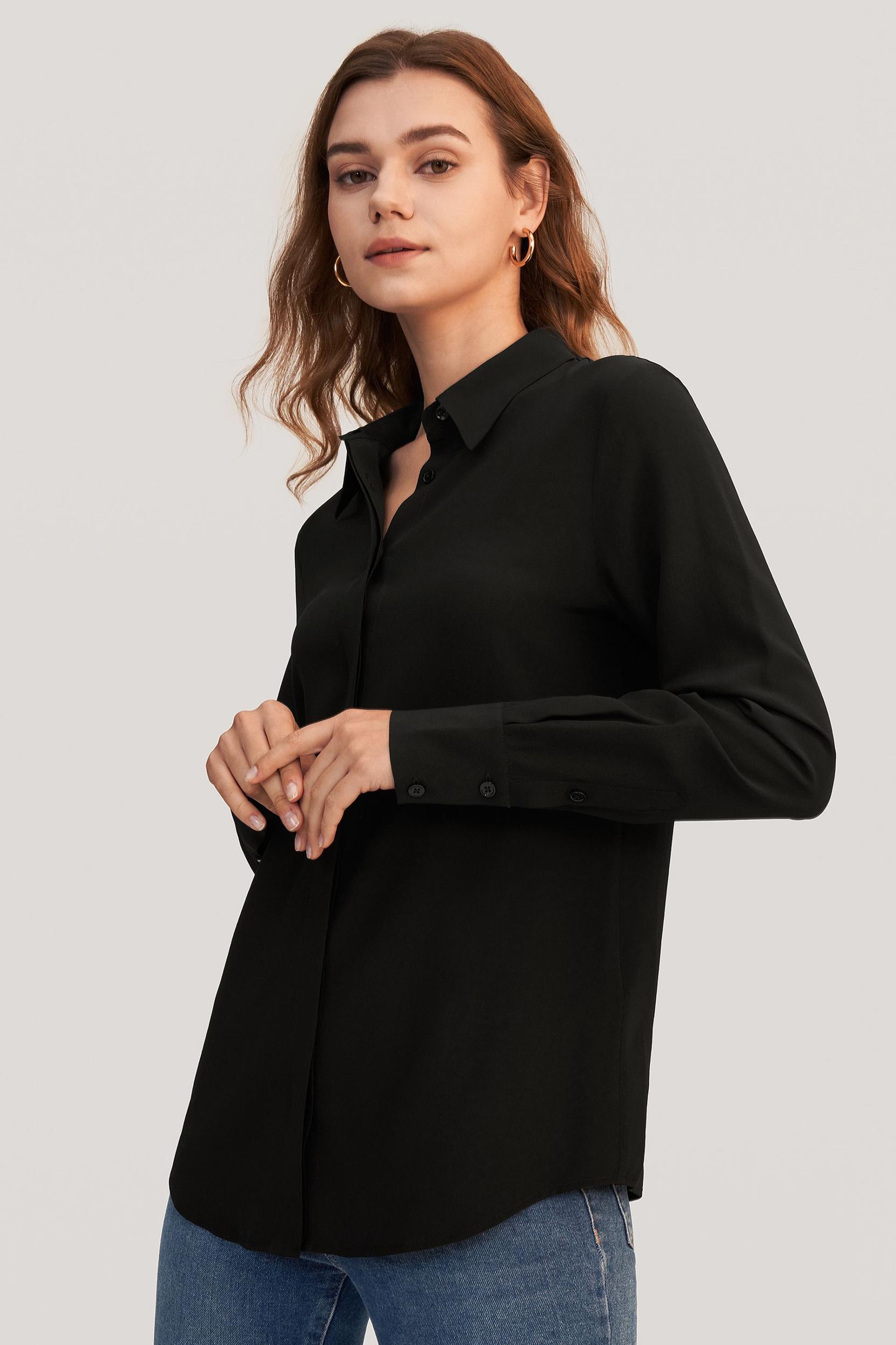Classic Comfort Silk Shirt Product Image