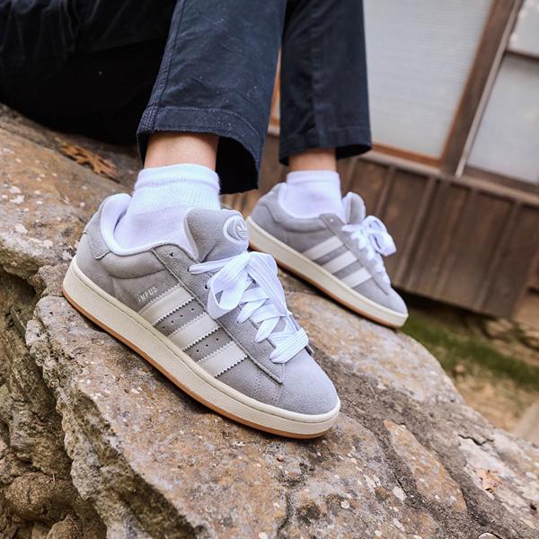 adidas Campus '00s Athletic Shoe - Grey / Cloud White Product Image