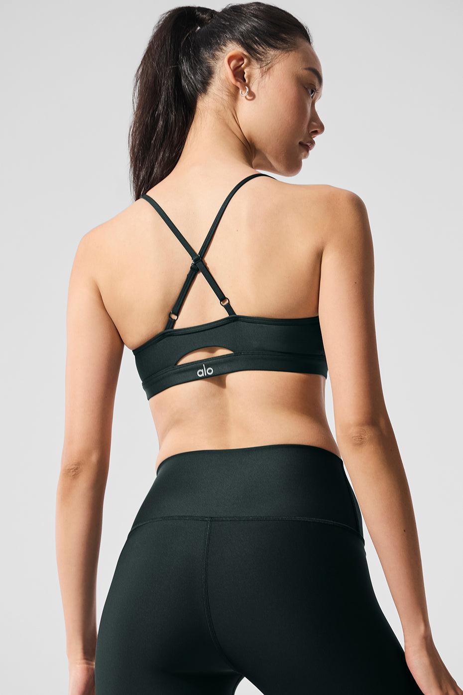 Airlift Intrigue Bra - Charcoal Green Female Product Image