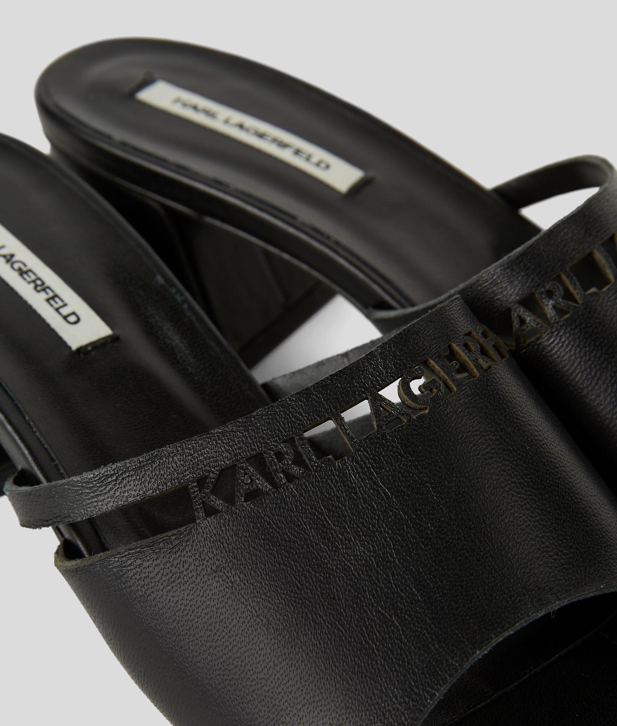 CUT-OUT HEELED SANDALS Product Image