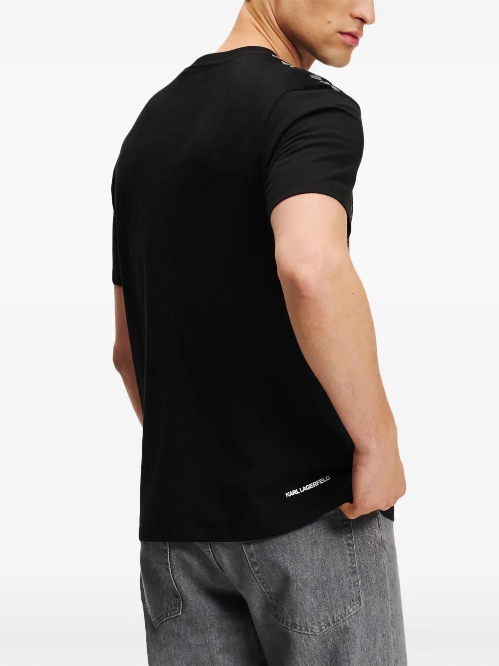 monogram-print T-shirt Product Image