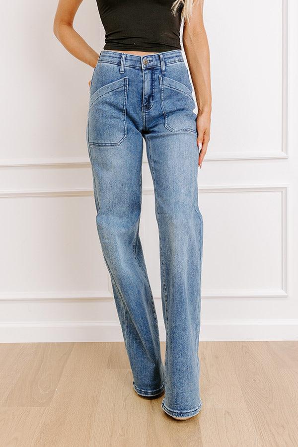 The Juniper Midrise Wide Leg Jean Product Image