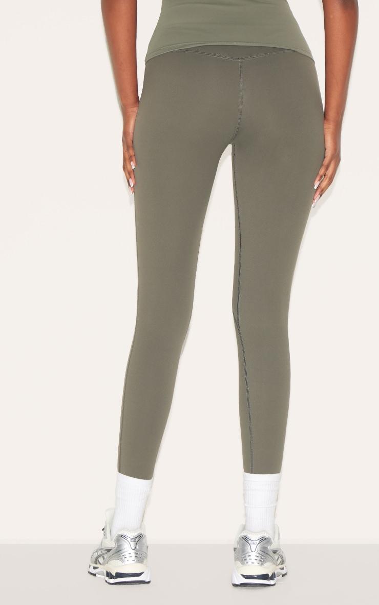 Dark Olive Ultimate Sculpt High Waist Gym Leggings Product Image