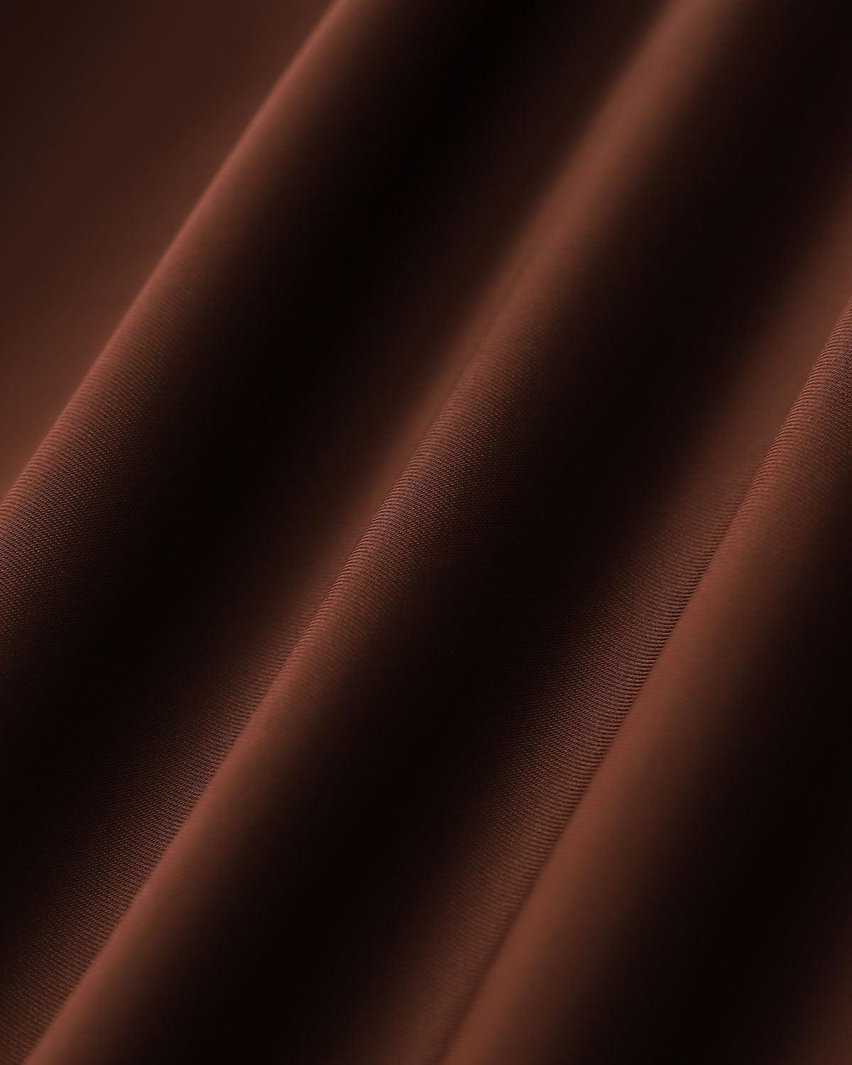 Coffee Ruched Pencil Midi Skirt Product Image