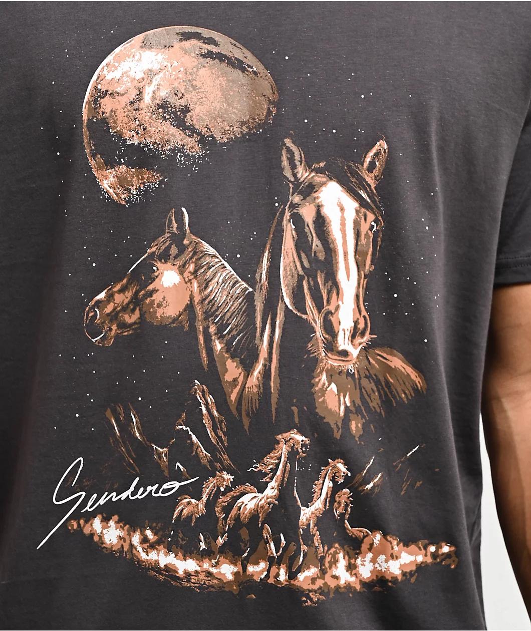 Sendero Midnight Riders Black T-Shirt Product Image