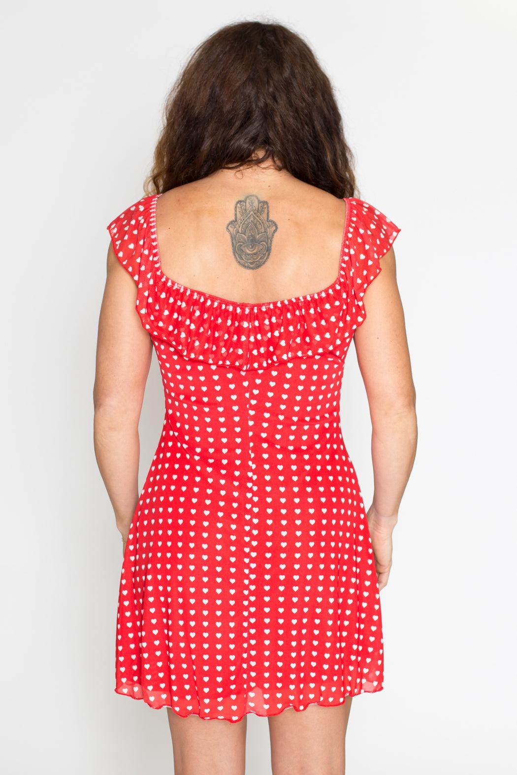 Heart Ruffle Dress Product Image