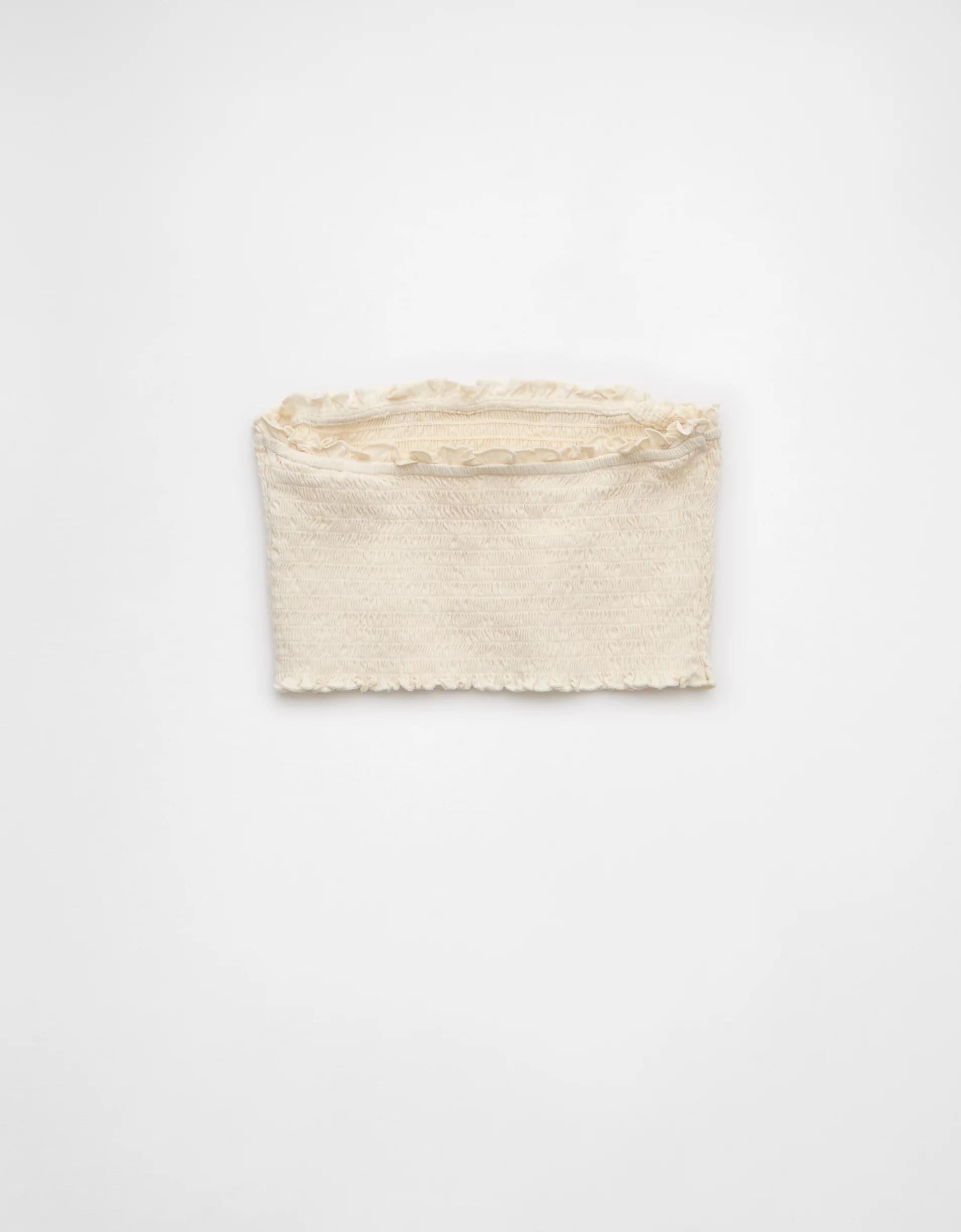 AE Sunchaser Knit Smocked Bandeau Product Image