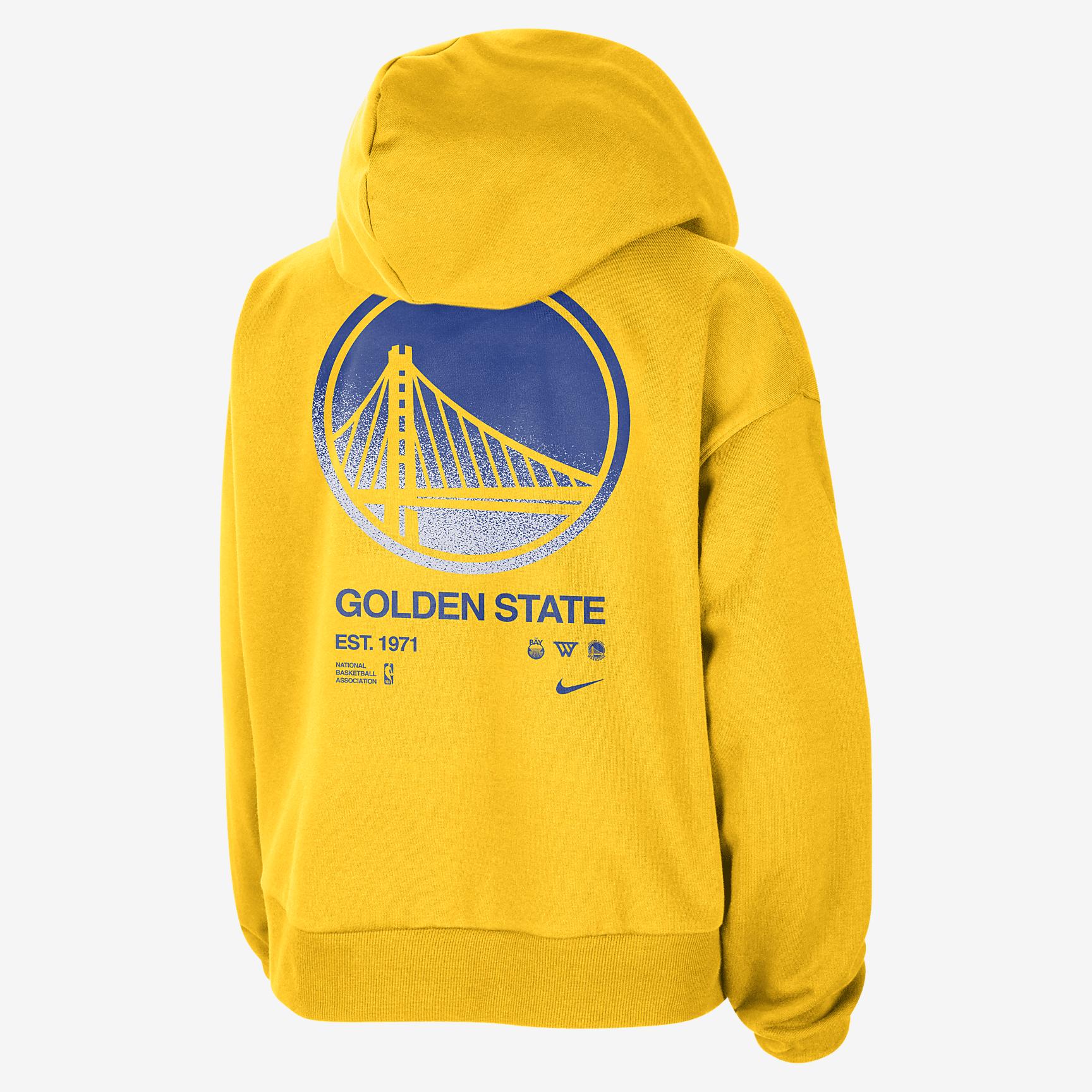 Golden State Warriors Standard Issue Women's Nike Dri-FIT NBA Pullover Hoodie Product Image