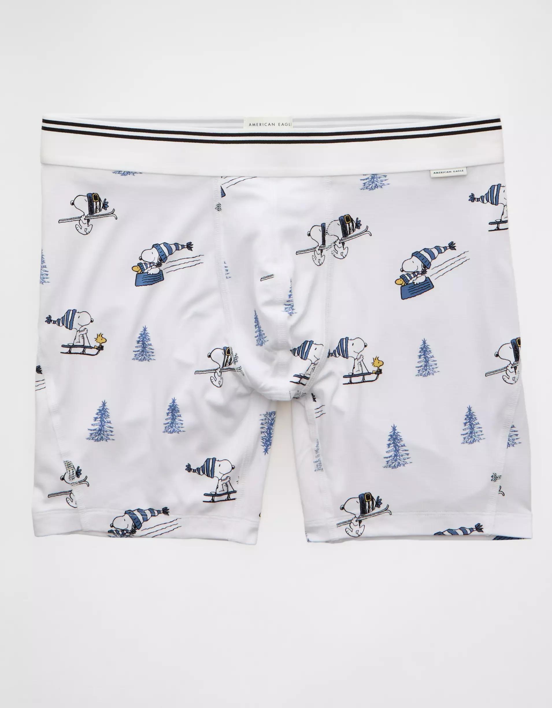 AEO Men's Snoopy Pumpkin 6" Ultra Soft Boxer Brief Product Image