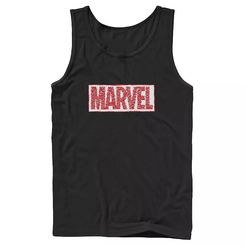 Men's Jurassic Park Gradient Sunset Logo Icon Tank Top,  Product Image