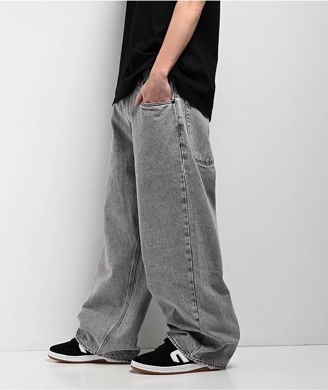 A.LAB Mega Piped Black Jeans Product Image