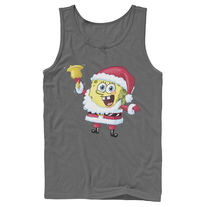 Men's Nickelodeon SpongeBob SquarePants Santa Claus Tank Top,  Product Image