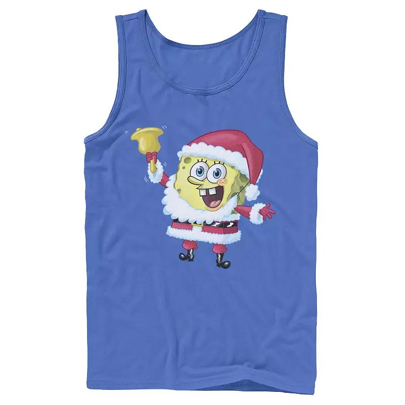 Men's Nickelodeon SpongeBob SquarePants Santa Claus Tank Top,  Product Image