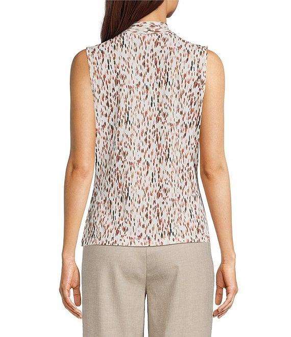 Calvin Klein Printed V-Neck Sleeveless Cami Top Product Image