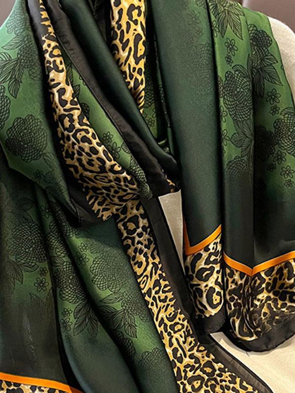 Flower Print Sun Protection Scarf Product Image