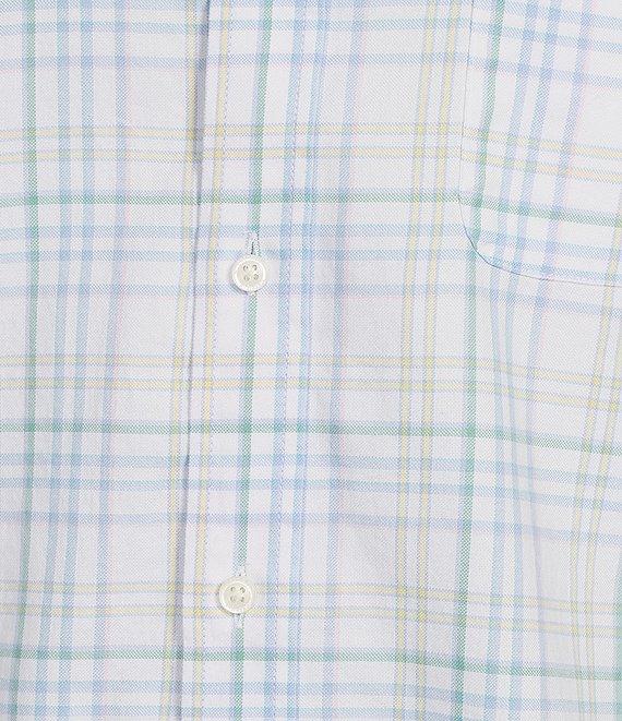 Cremieux Blue Label Wide Plaid Print Lightweight Oxford Short Sleeve Woven Shirt Product Image