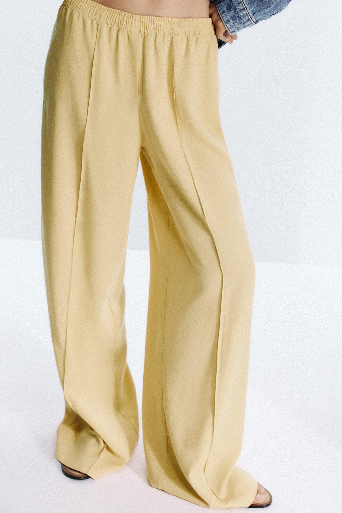 WIDE LEG SEAM PANTS Product Image