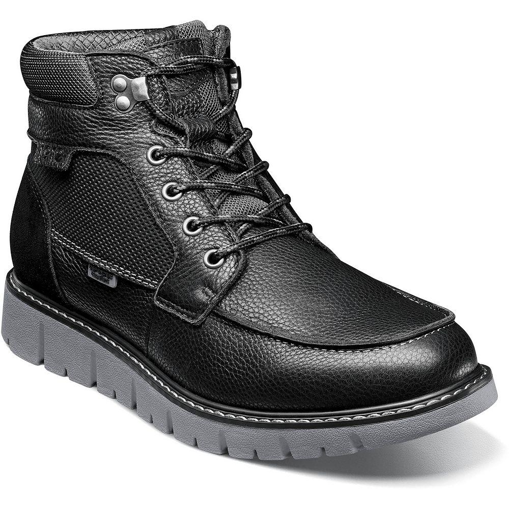Nunn Bush Karnak Mens Leather Moc Toe Ankle Boots Product Image