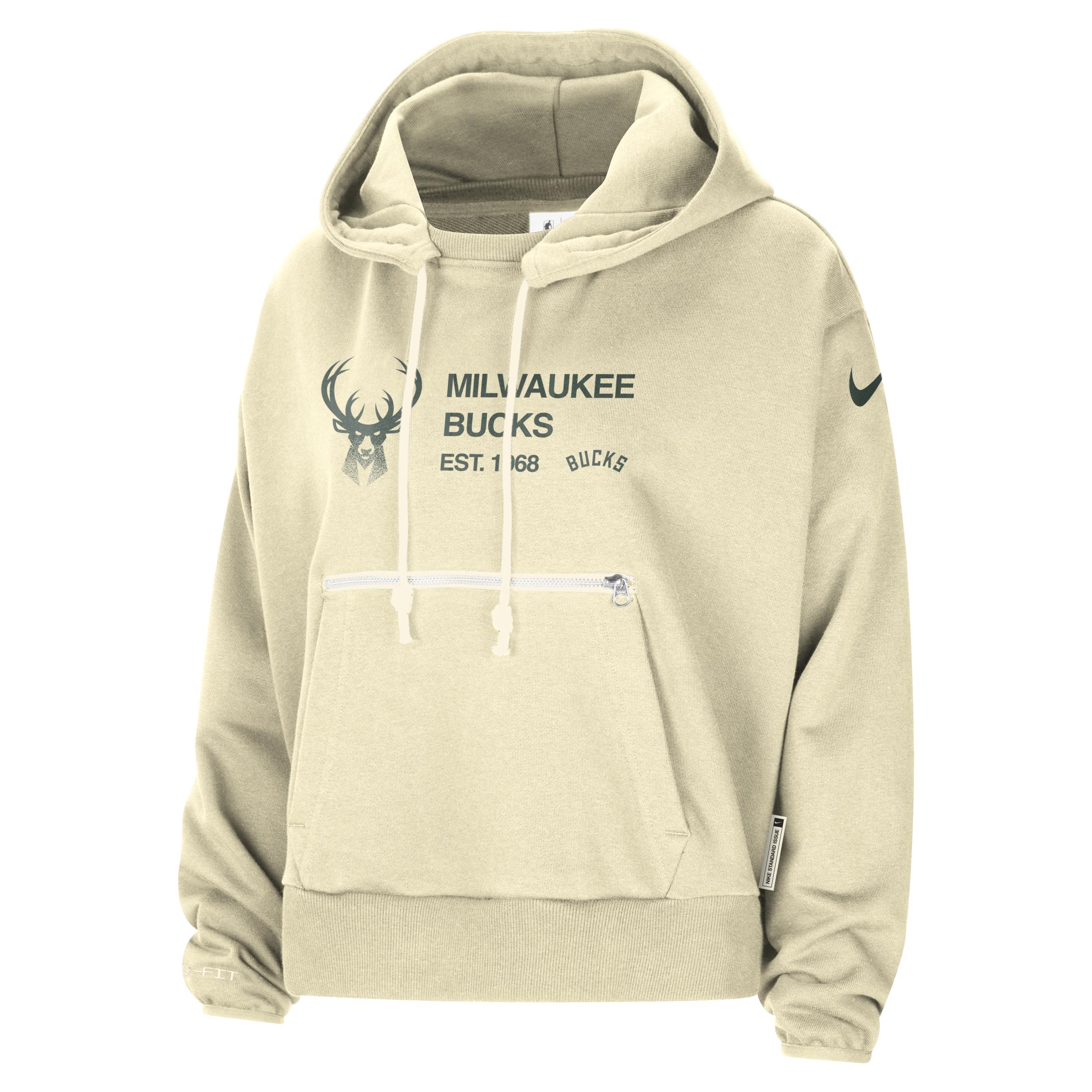 Milwaukee Bucks Standard Issue Nike Women's Dri-FIT NBA Pullover Hoodie Product Image