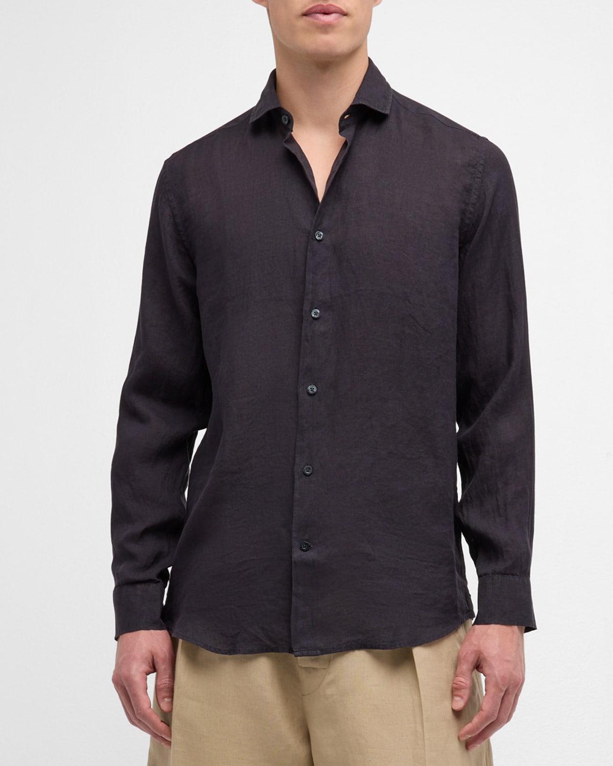Mens Antonio Linen Casual Button-Down Shirt Product Image